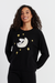 Black Wool-Cashmere Dreaming Snoopy Sweater