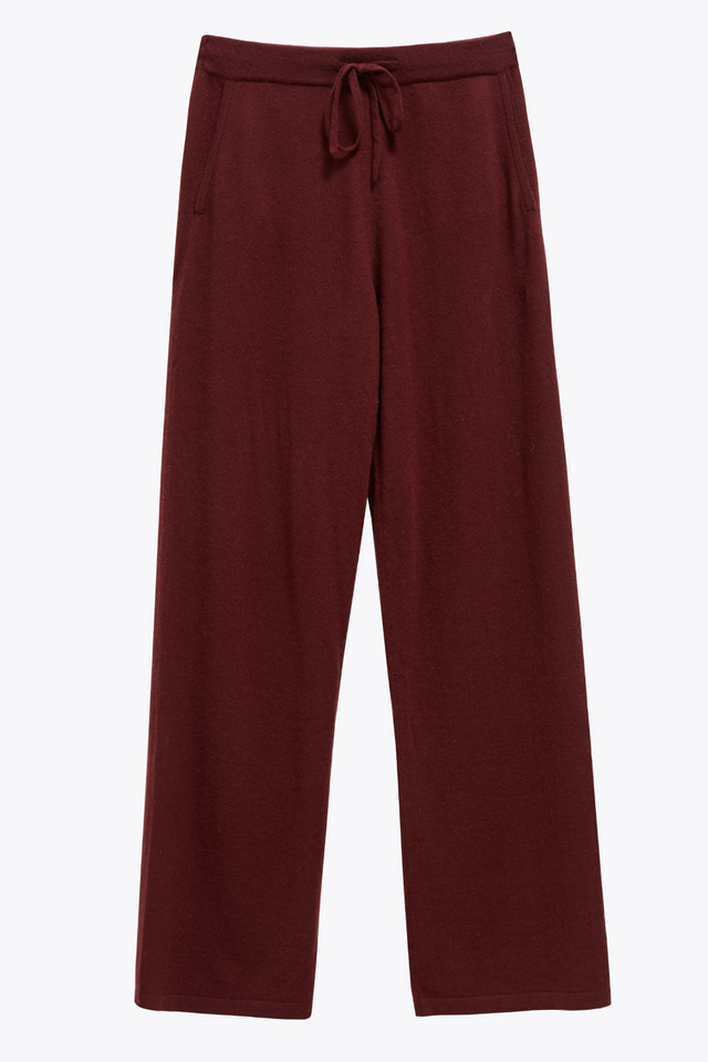Claret Cashmere Wide-Leg Pants image 2