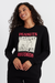 Black Wool-Cashmere Snoopy Records Sweater