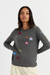 Grey Wool-Cashmere Star Sweater