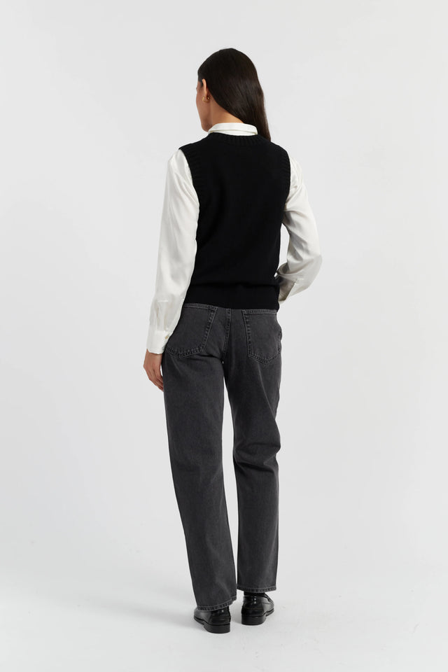 Black Wool-Cashmere Tank image 3