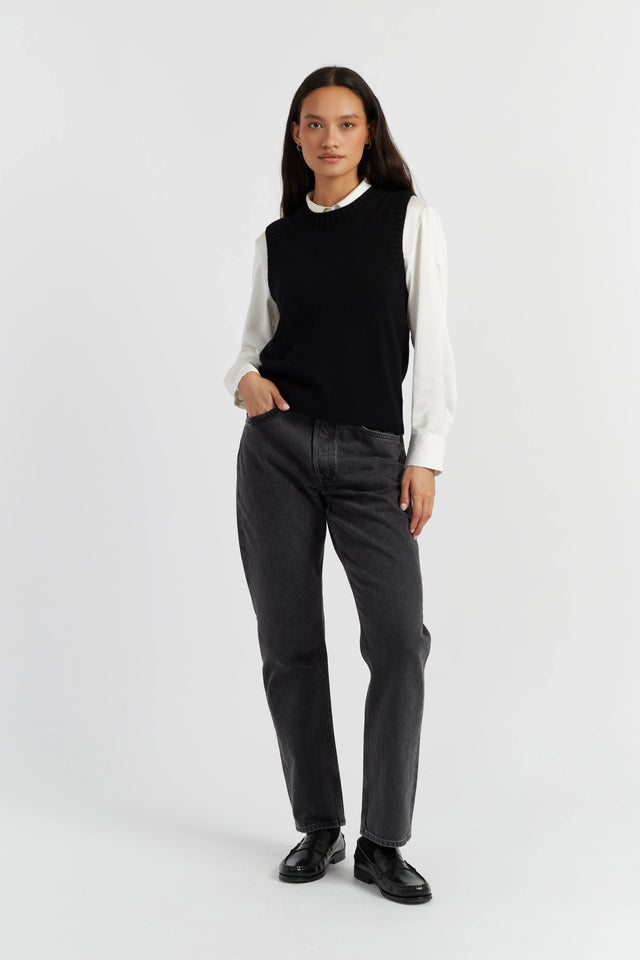 Black Wool-Cashmere Tank image 2