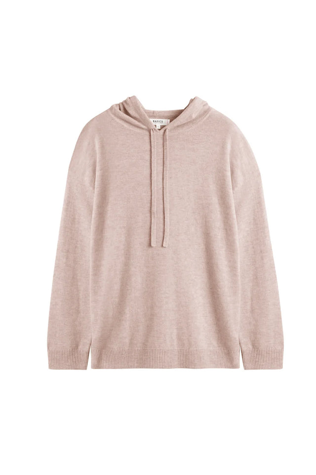 Bone Wool-Cashmere Relaxed Hoodie image 4