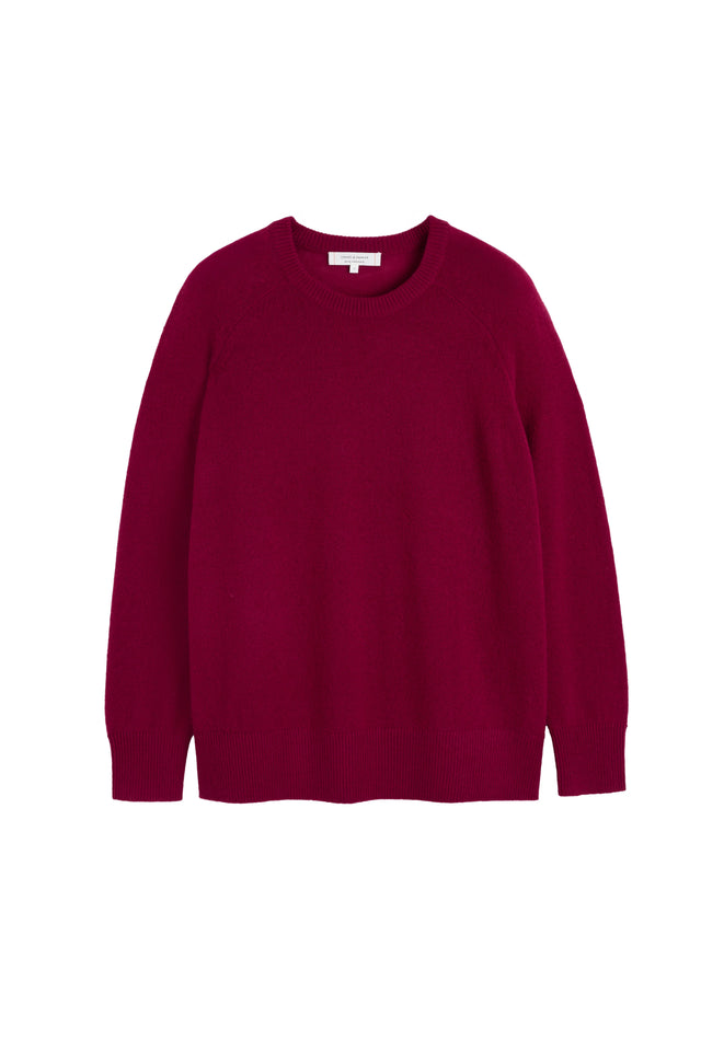 Cherry Cloud Cashmere Slouchy Sweater image 4