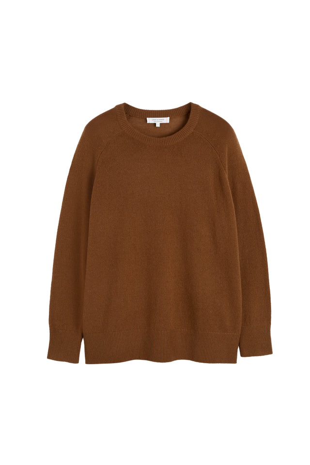 Toffee Cloud Cashmere Slouchy Sweater image 4