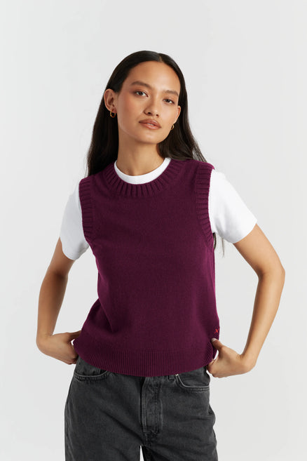 Mulberry Wool-Cashmere Tank