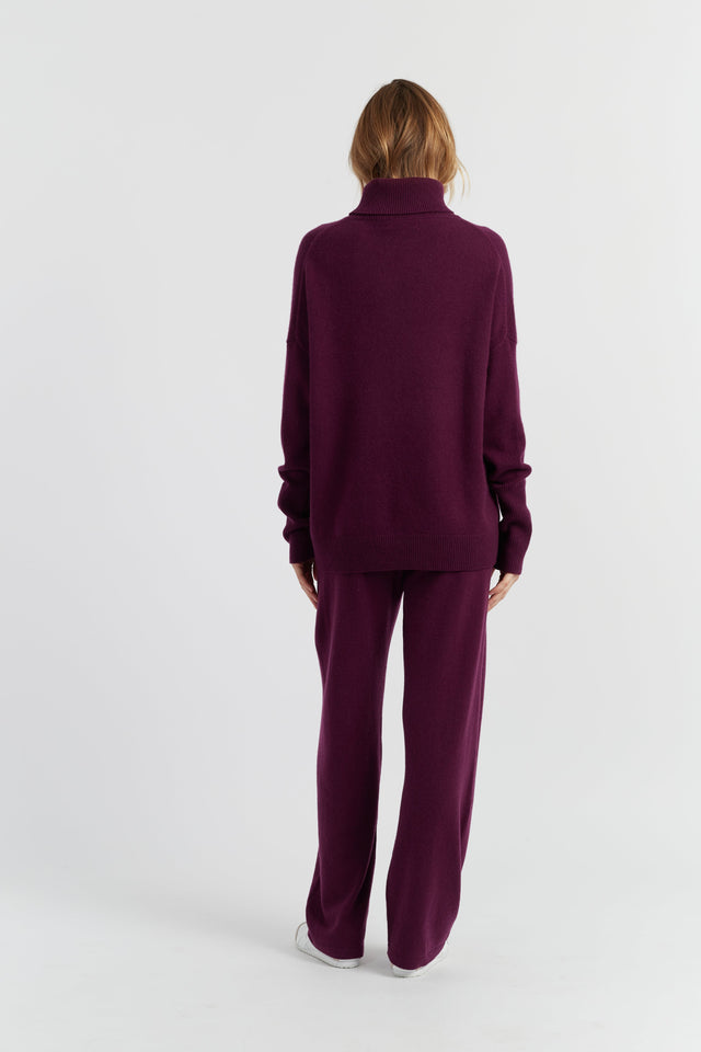 Mulberry Pure Cashmere Relaxed Rollneck Sweater image 2