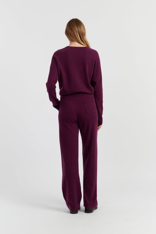 Mulberry Pure Cashmere Wide-Leg Pants image 2
