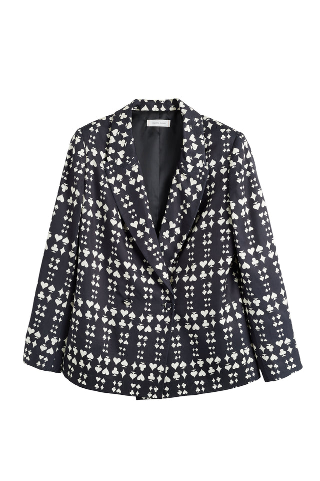 Black Queen of Hearts Blazer image 5
