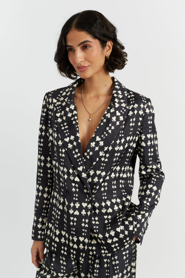 Black Queen of Hearts Blazer image 1