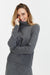 Grey Wool-Cashmere Rollneck Sweater