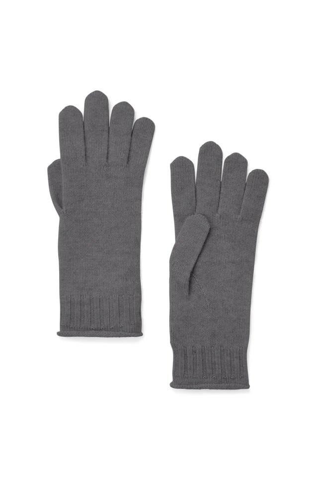 Grey Wool-Cashmere Gloves image 2