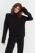 Black Pure Cashmere Patch Pocket Sweater