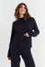 Navy Pure Cashmere Patch Pocket Sweater