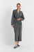 Grey Wool-Cashmere Dressing Gown