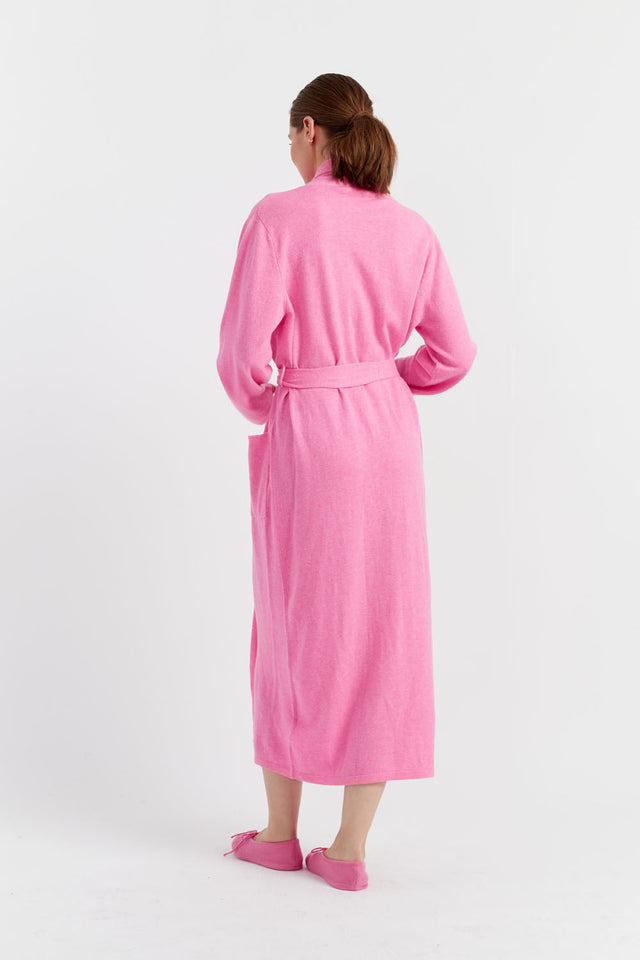 Pink Wool-Cashmere Dressing Gown image 2