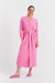 Pink Wool-Cashmere Dressing Gown