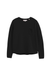 Black Wool-Cashmere Pocket Sweater