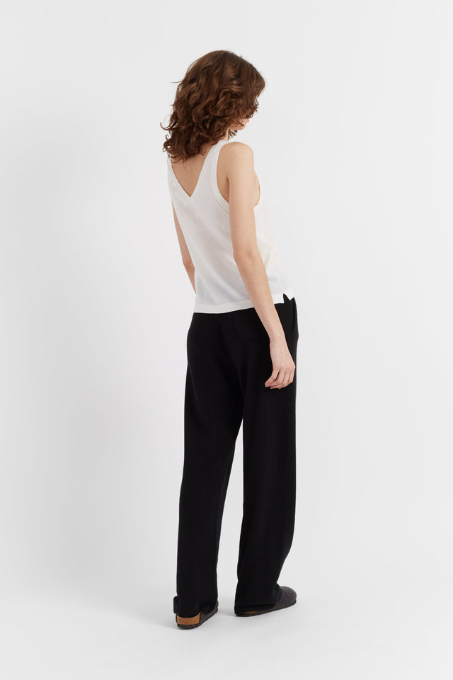 Cream Pure Merino Vest image 3