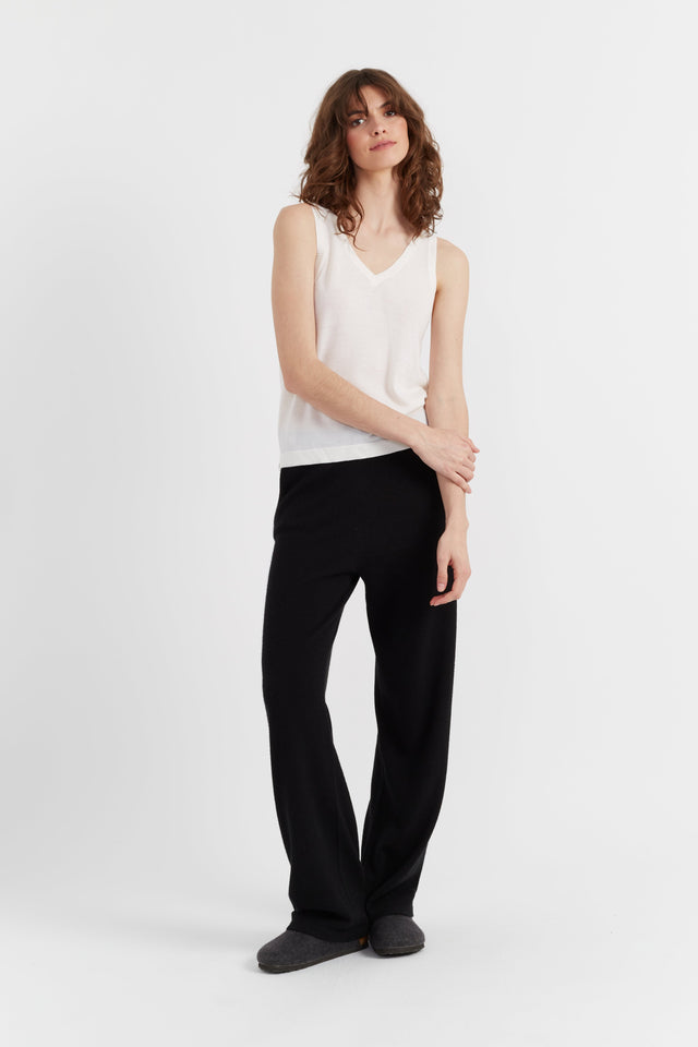 Cream Pure Merino Vest image 2