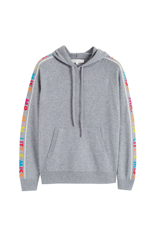 Grey Wool-Cashmere Mr. Men Hoodie image 2