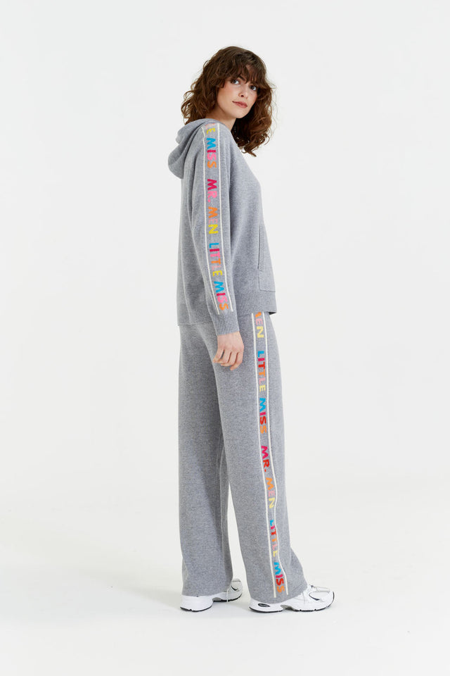 Grey Wool-Cashmere Mr. Men Hoodie image 3