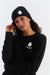 Black Wool-Cashmere Snoopy Hat