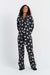 Black Cotton Snoopy Pyjama Set