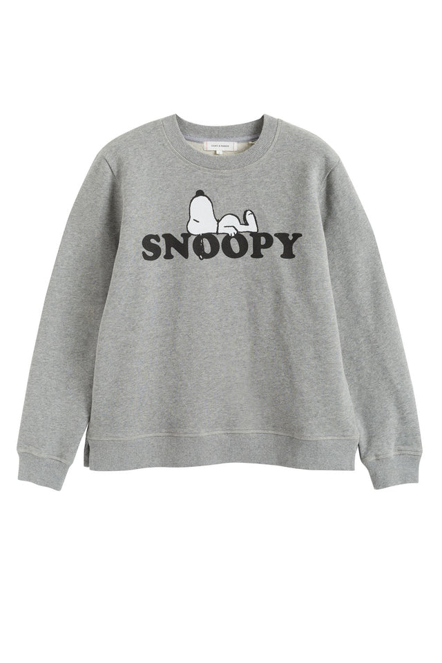 Grey Cotton Snoopy Sweatshirt image 2