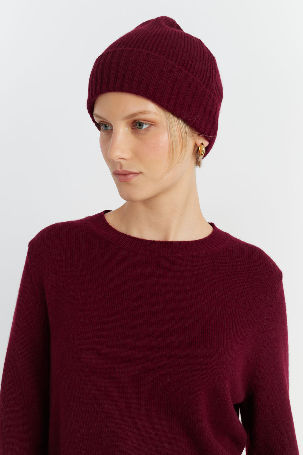 Claret Cashmere Beanie