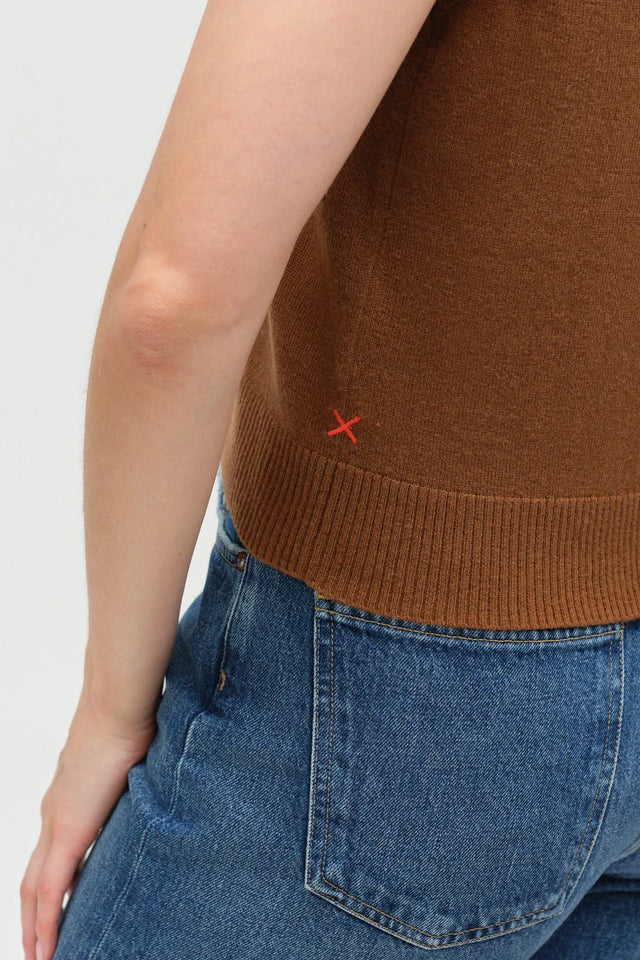 Toffee Wool-Cashmere Tank image 4