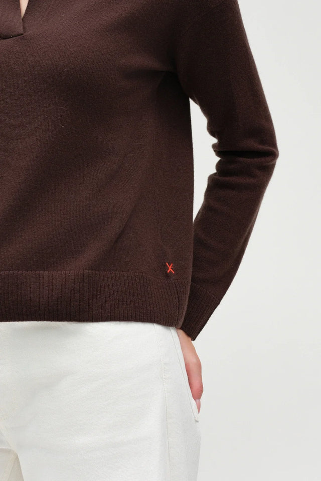 Chocolate Wool-Cashmere Relaxed Shirt image 4