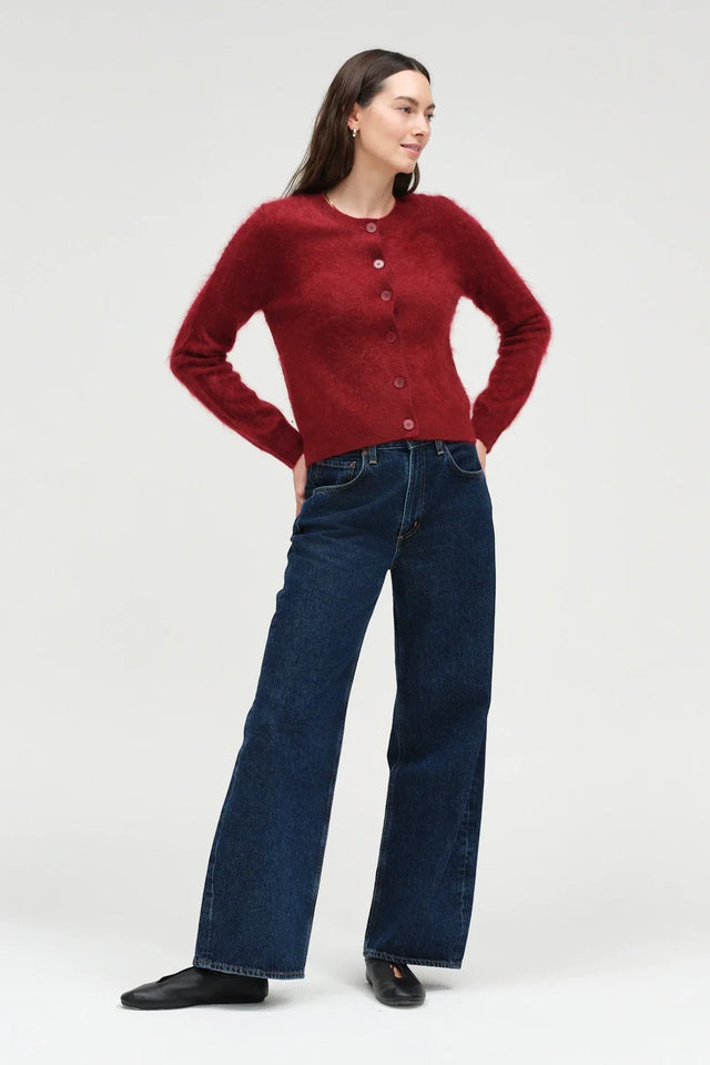 Cherry Brushed Cashmere Cardigan image 2