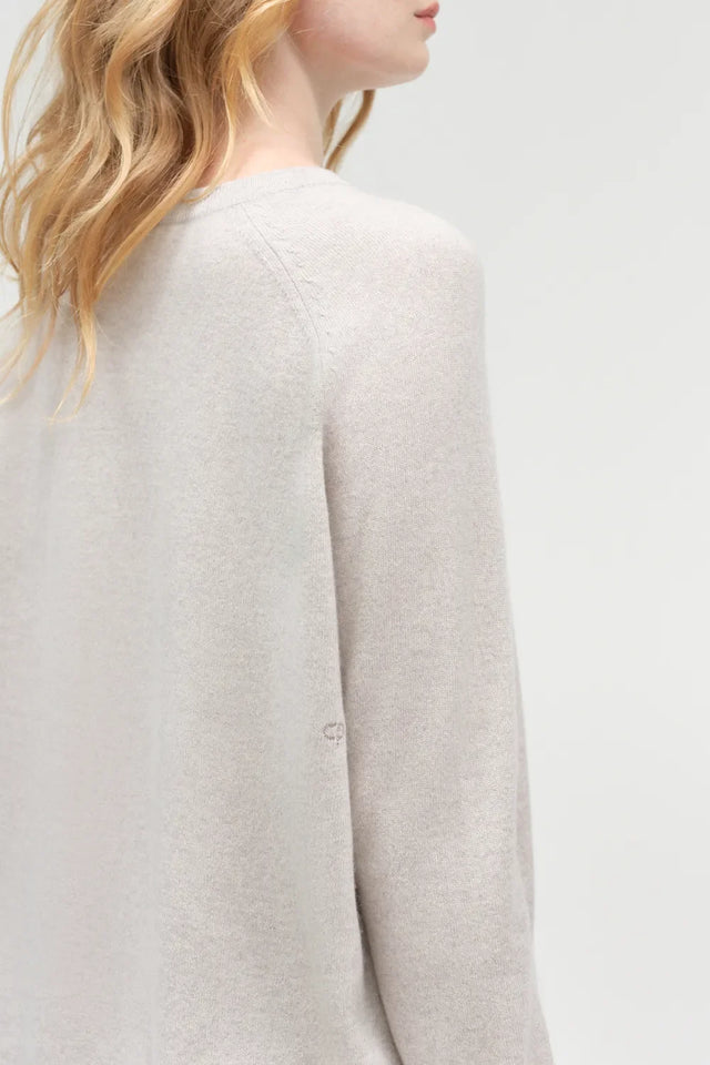 Chinchilla Pure Cashmere Slouchy Sweater image 5