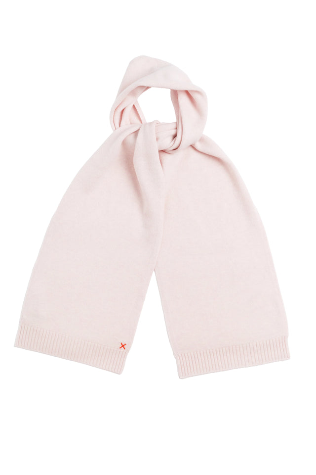 Pink-Melange Wool-Cashmere Scarf image 2