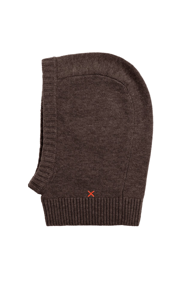 Chocolate Wool-Cashmere Balaclava image 2