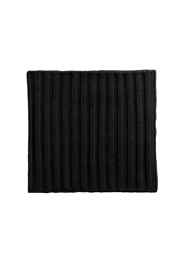 Black Wool-Cashmere Snood image 2