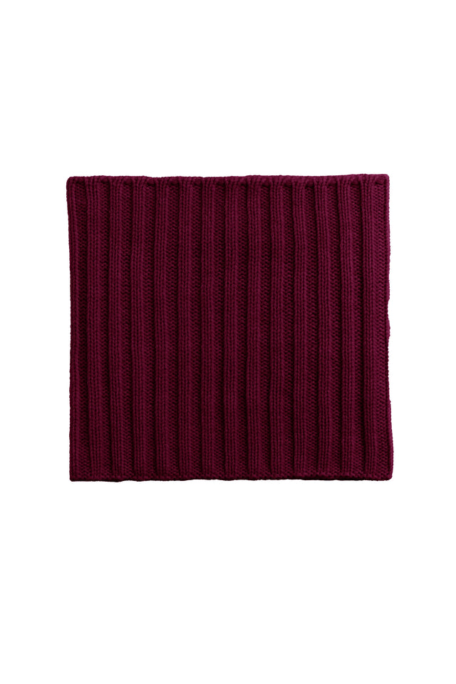 Claret Wool-Cashmere Snood image 3