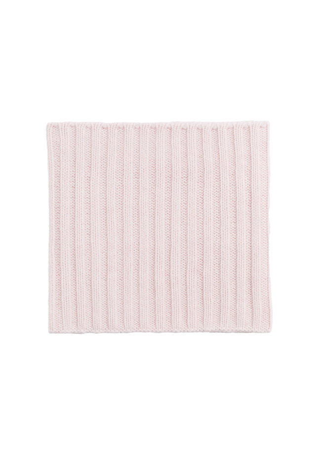 Pink-Melange Wool-Cashmere Snood image 2