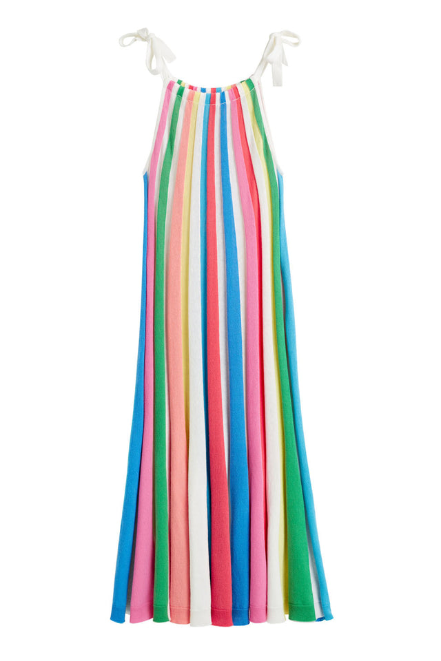 Rainbow Cotton Swing Dress image 8