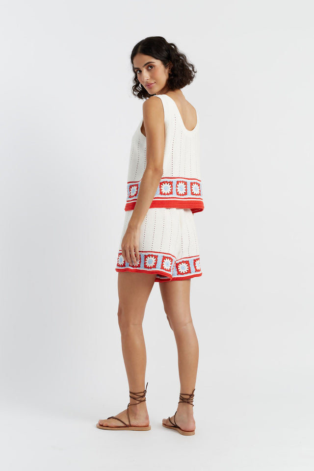 Terracotta Cotton Hand Crochet Vest image 5