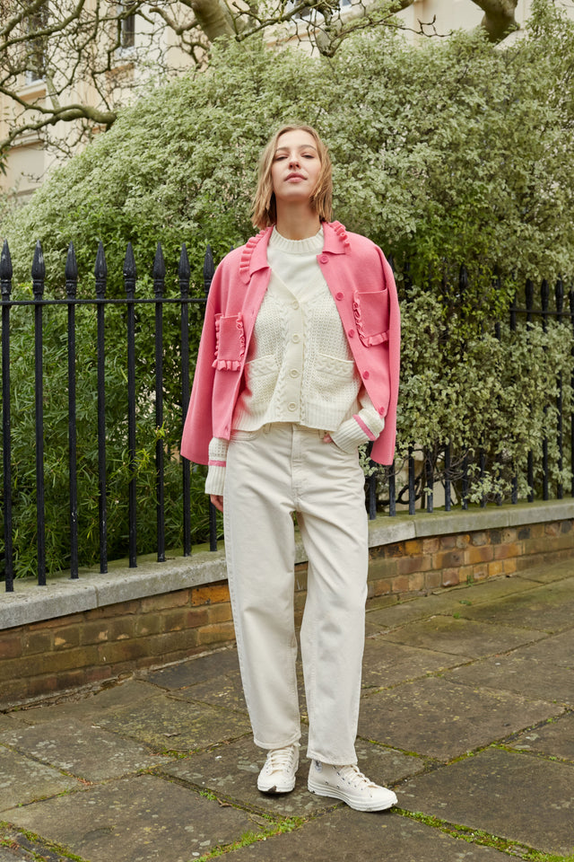 Pink Merino Sea Breeze Jacket image 2