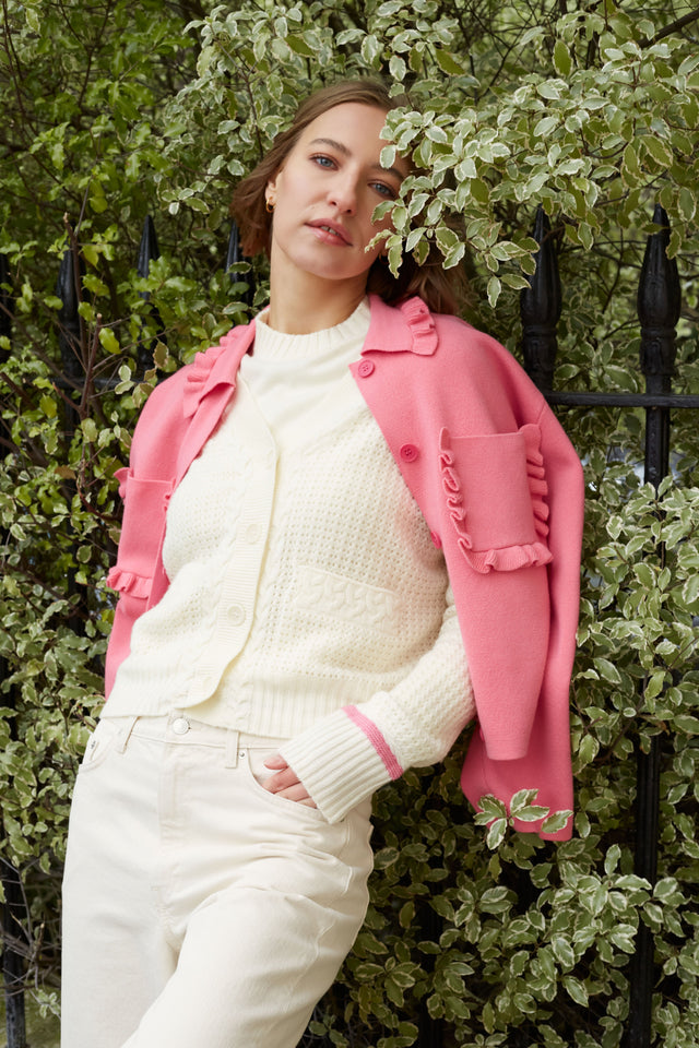 Pink Merino Sea Breeze Jacket image 3