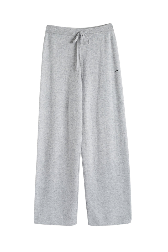 Grey Wool-Cashmere Hello Kitty Track Pants image 2