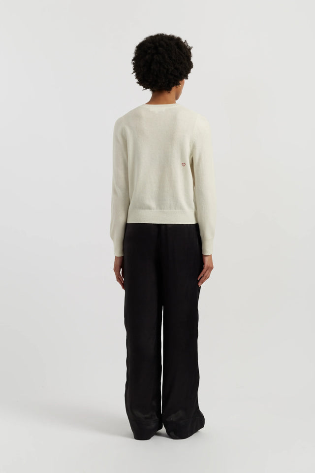 Cream Wool-Cashmere The Gift Of Mickey Sweater image 3
