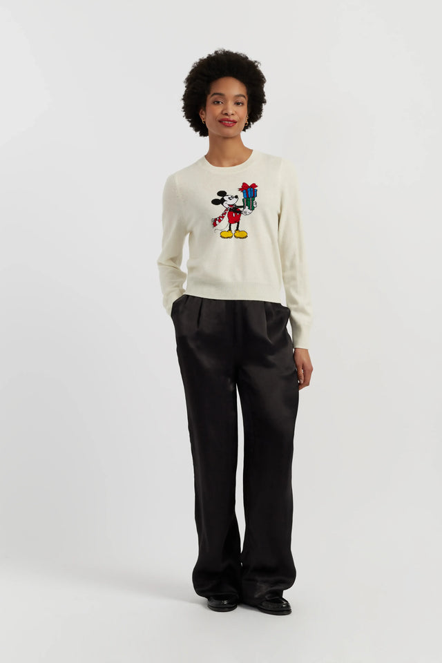 Cream Wool-Cashmere The Gift Of Mickey Sweater image 2