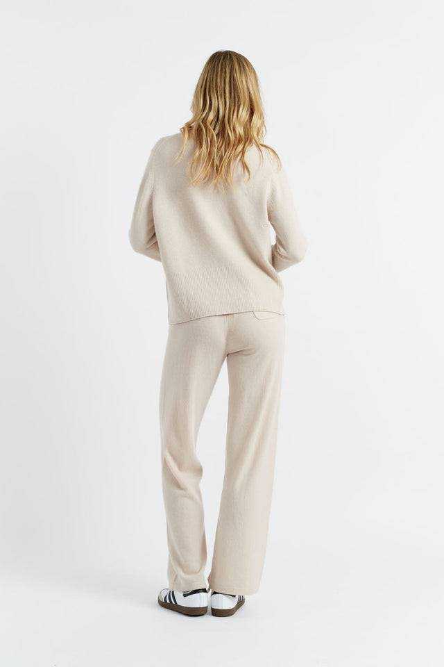 Bone Pure Cashmere Boxy Sweater image 3