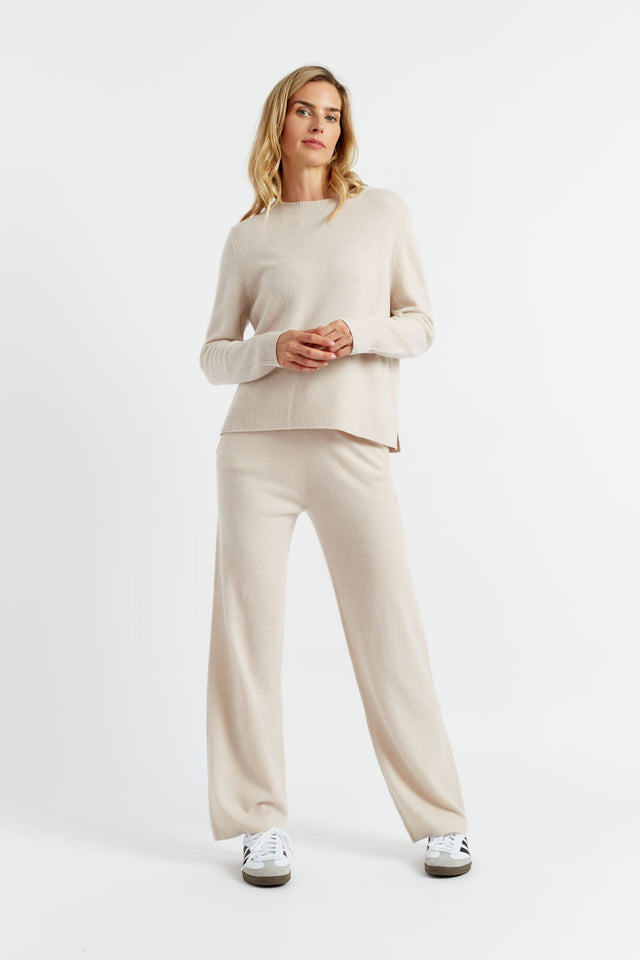 Bone Pure Cashmere Boxy Sweater image 4