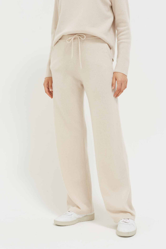 Bone Pure Cashmere Wide-Leg Pants image 4