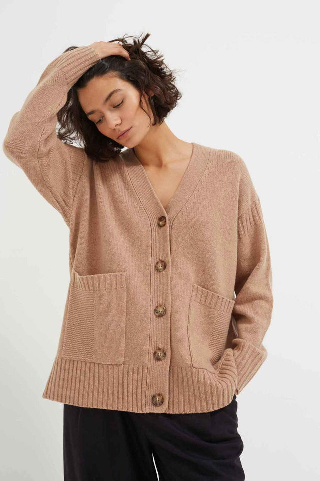 Womens Cardigan Chinti And Parker Camel Merino Size XS-3L image 1